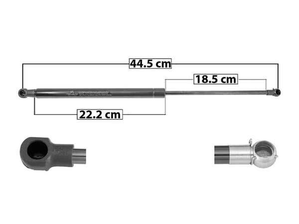 Amortiguador 5Ta Puerta P/ Smart Fortwo 2008-2013
