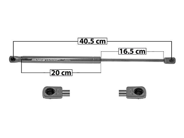 AMORTIGUADOR UNIVERSAL 405mm 165mm 300N SP