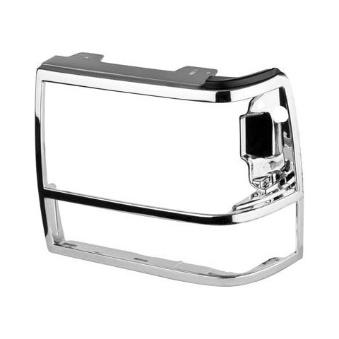 Bisel Fd Explorer 91-94 Cromado Izq P/ Ford Explorer 1991-1994