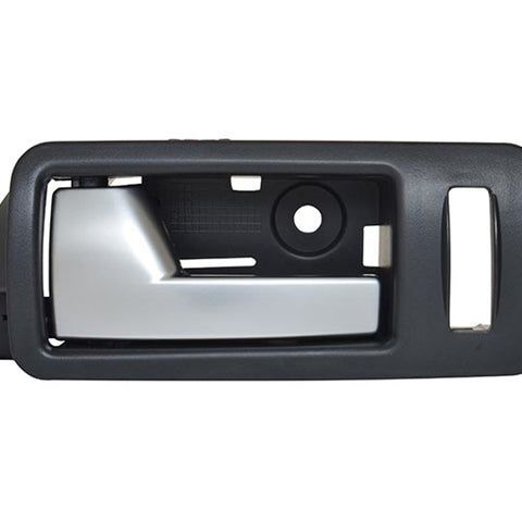 MANIJA INTERIOR FD MUSTANG 05-14 CON HOYO PARA SEGURO NEGRO/PLATA PLASTICO DELANTERA IZQ