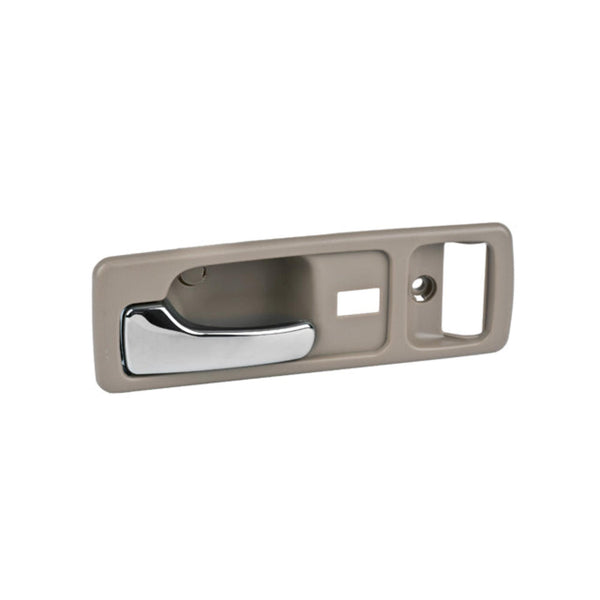 MANIJA INTERIOR HD ACCORD DELANTERA 90-93 2 PUERTAS C/HOYO P/SEGURO P/CRISTAL ELECTRICO BEIGE C/CROMO IZQ