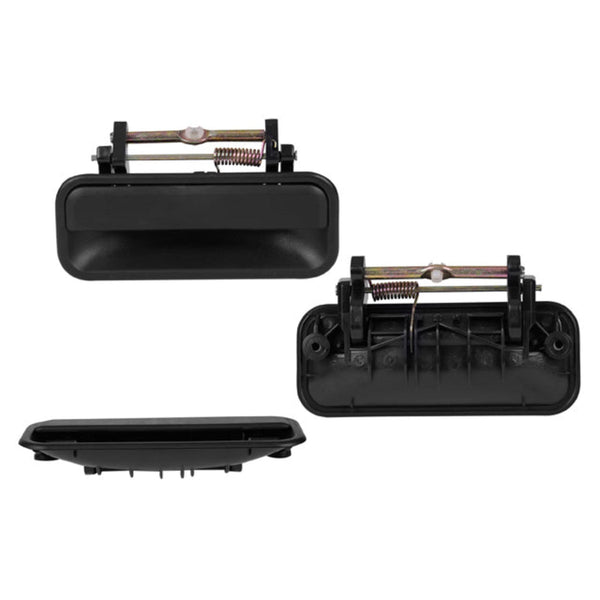 Manija Exterior Hd Accord Trasera 90-93 4 Puertas Negra Corrugada Plastico Tw Der