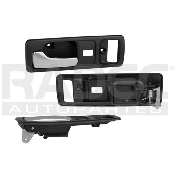 Manija Interior Hd Accord 2P Coupe 90-93 Con Hoyo Para Seguro Seguro Electrico Azul/Cromada Plastico Delantera Izq