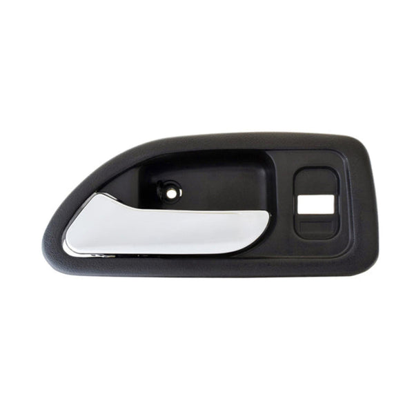 MANIJA INTERIOR HD ACCORD 4P SEDAN 94-97 CON HOYO PARA SEGURO CAFE/CROMADO PLASTICO DELANTERA IZQ