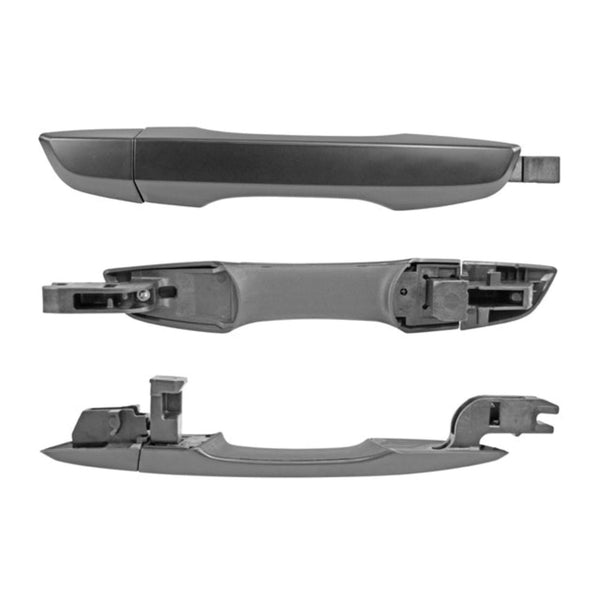 Manija Exterior Hd Civic 2P Coupe / 4P Sedan 16-21 Sin Hoyo Para Llave Sin Sensor Lisa Negra Plastico Delantero Der