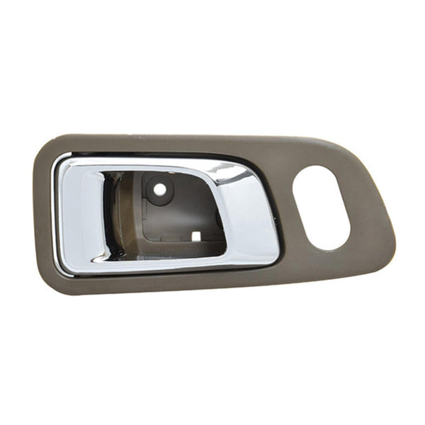 Manija Interior Hd Pilot 03-08 Con Hoyo Para Seguro Cafe/Cromado Plastico Delantera Izq