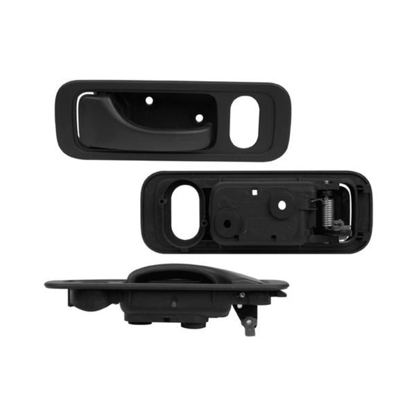 Manija Interior Hd Element 03-11 Con Hoyo Negro Plastico Delantera Izq