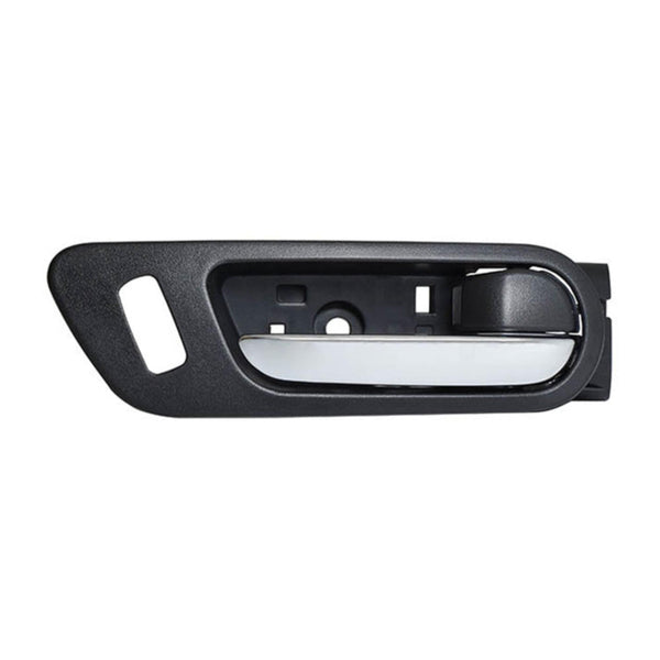 Manija Interior Mz 6 09-13 Con Hoyo Para Seguro Negra/Cromo Plastico Delantera Der