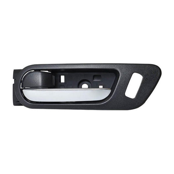 Manija Interior Mz 6 09-13 Con Hoyo Para Seguro Negra/Cromo Plastico Delantera Izq
