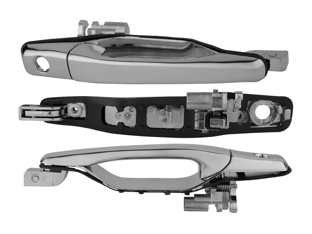 Manija Exterior Mt Outlander Delantera 03-06/Mt Lancer Delantera 03-07 4 Puertas Cromada Con Hoyo Para Llave Plastico Tw Der