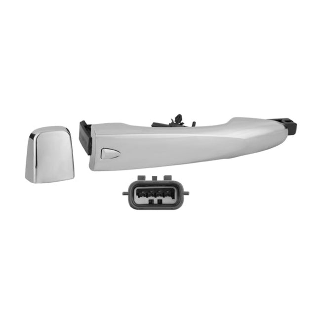 Manija Exterior Ns Maxima Delantera 16-18 Cromada Sin Hoyo Para Llave Con Sensor Tw Der