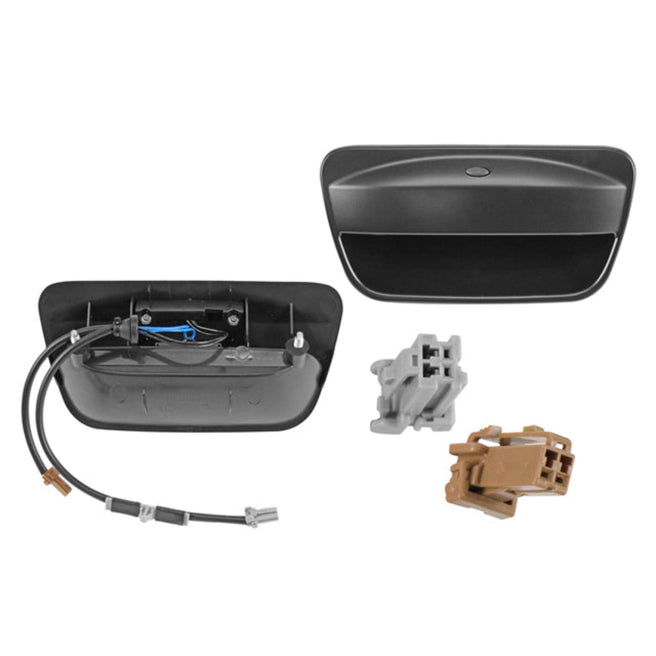 Manija Exterior Ns Tiida Hatchback 07-13 Con Sensor Lisa Negra Plastico 5A Puerta