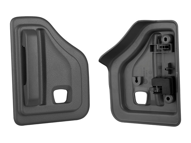 Manija Interior Ns Urvan 14-24 Con Hoyo Para Seguro Corrugada Gris Plastico Hu Puerta Corrediza Der