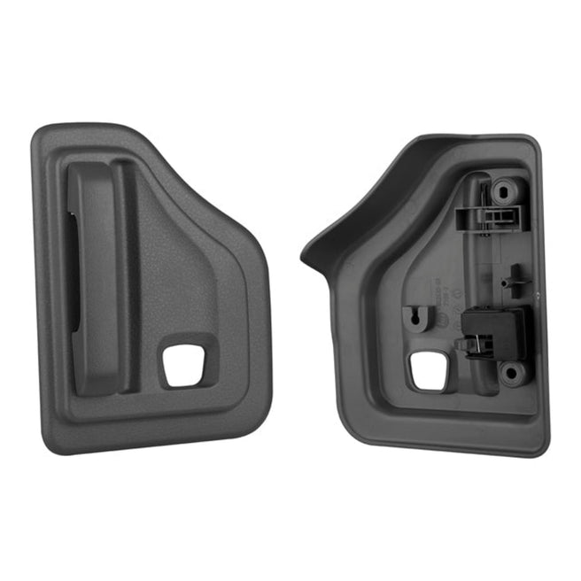 Manija Interior Ns Urvan 14-24 Con Hoyo Para Seguro Corrugada Gris Plastico Hu Puerta Corrediza Der