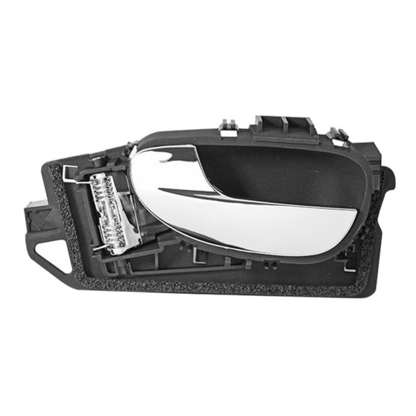 Manija Interior Pg 307 01-06 Cromada/Negra Plastico Delantera Izq
