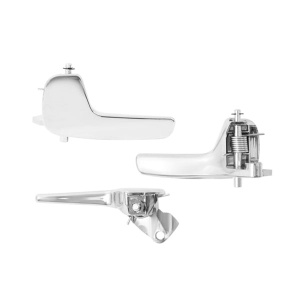 Manija Interior Pt Soltice 06-10 Sn Sky 07-10 Cromada Plastico Solo Repuesto Delantera Izq