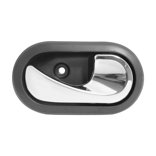 Manija Interior Rn Clio Euro 07-09 Para Varilla Negra/Cromo Plastico Delantera/Trasera Der