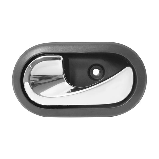 Manija Interior Rn Clio Euro 07-09 Para Varilla Negra/Cromo Plastico Delantera/Trasera Izq
