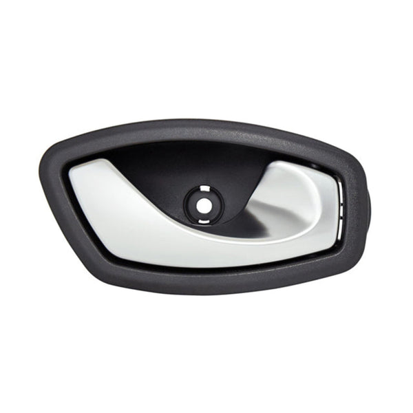 Manija Interior Rn Clio 15-17/ Corrugada Negro/Plata Plastico Sin Seguro Delantera/Trasera Der