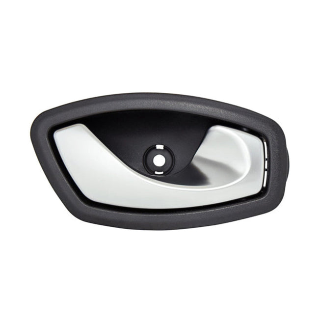 Manija Interior Rn Clio 15-17/ Corrugada Negro/Plata Plastico Sin Seguro Delantera/Trasera Der