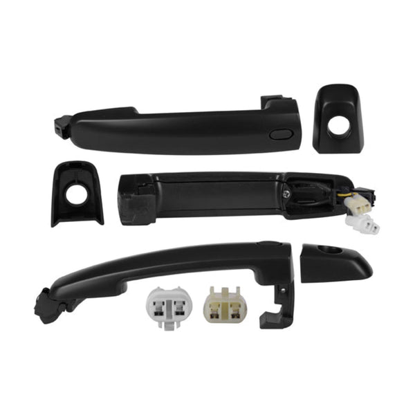 Manija Exterior Sz Swift Delantera 04-12 Delantera 5 Puertas Negra Con Hoyo Para Llave C/Sensor Lisa Para Pintar Plastico Tw Izq