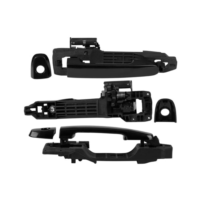 Manija Exterior Ty Yaris Delantera 06-12 2 4 Y 5 Puertas Negra Con Hoyo Para Llave C/Base Lisa Para Pintar Plastico Tw Der