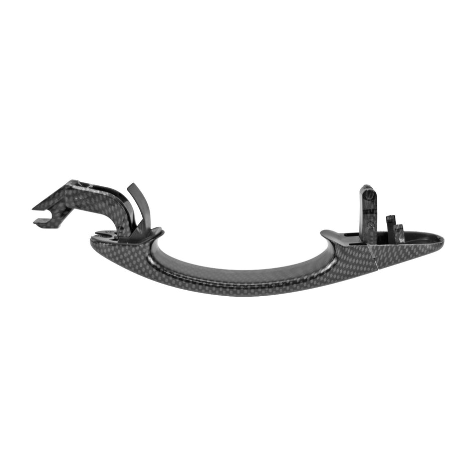 Manija Exterior Vw Bora 05-10 Sin Hoyo Para Llave Fibra De Carbon Negra Plastico Delantera Der/Tras Der/Izq