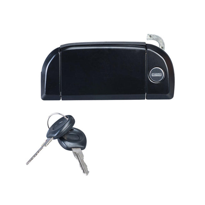 Manija Exterior Vw Eurovan Delantera 92-03 Negra Lisa C/Llaves Izq