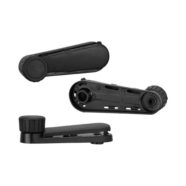 Manija De Elevar Vw Golf 88-92 Perilla Negra Para Tornillo Base Toda Metal Negro Remache De Plastico