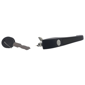 Manija Exterior Izquierda Negra Cromada Golf 1987-1992