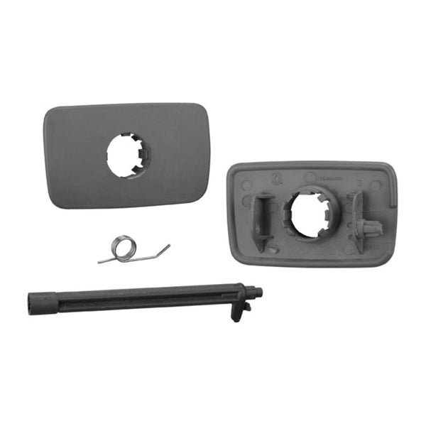 Manija Interior Vw Pointer 00-05 Con Hoyo Para Guantera Gris Plastico