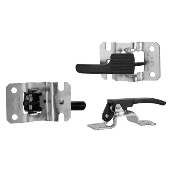 Manija Interior Vw Sedan 71-03 Con Base Corrugada Negra Plastico Delantera Der