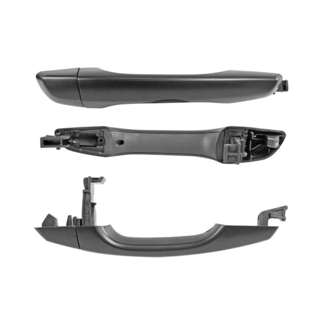 Manija Exterior Hy Elantra 17-20 Sin Hoyo Para Llave Sin Sensor Lisa Negra Plastico Delantero Der