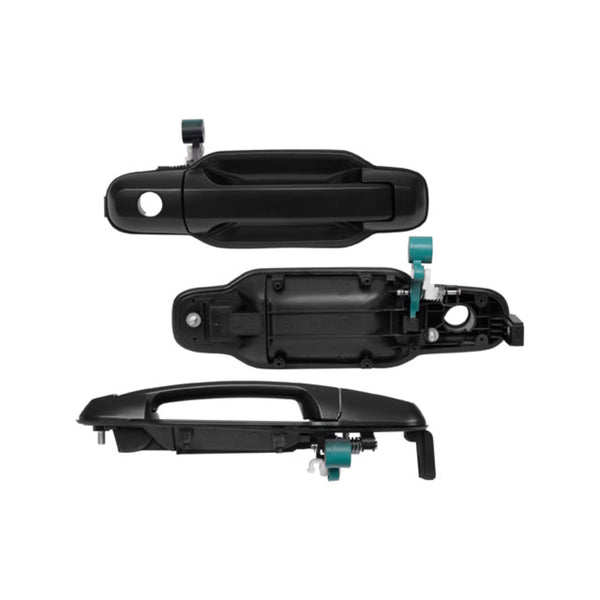 Manija Exterior Kia Sorento Delantera 03-09 Negro Con Hoyo Para Llave Lisa Plastico Tw Der
