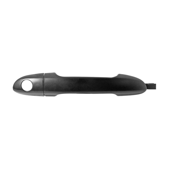 Manija Exterior Ki Spectra 05-09 Con Hoyo Para Llave Lisa Negra Plastico Delantera Der