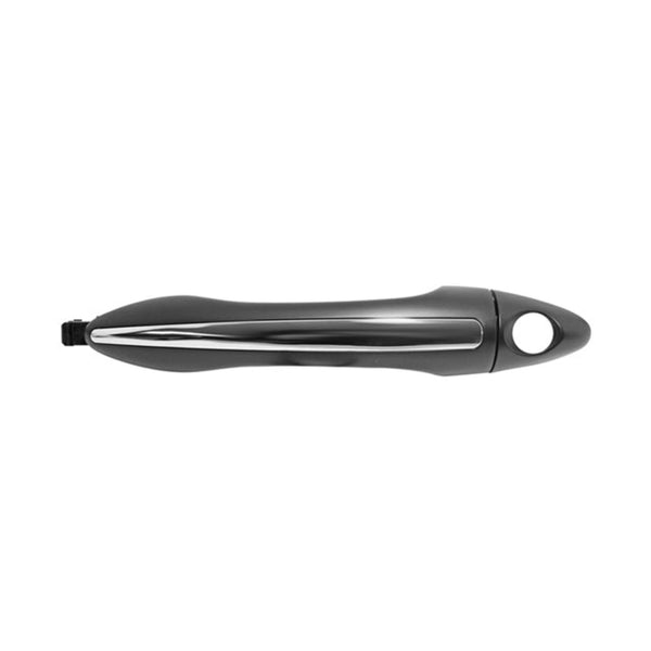Manija Exterior Ki Forte 14-18 Con Hoyo Para Llave Lisa Para Pintar Negra/Cromo Plastico Delantera Izq
