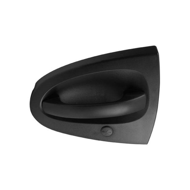 Manija Exterior Smart Fortwo Delantera 09-14 Coupe Negra Con Hoyo Para Llave Corrugada Plastico Tw Izq