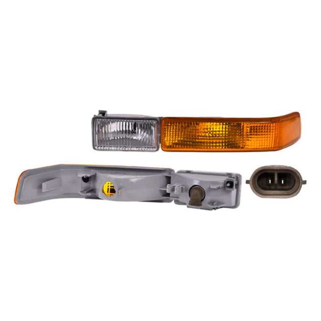 Cuarto Frontal Cv Blazer/S-10 98-04 Ambar C/Faro De Niebla Tyc Izq