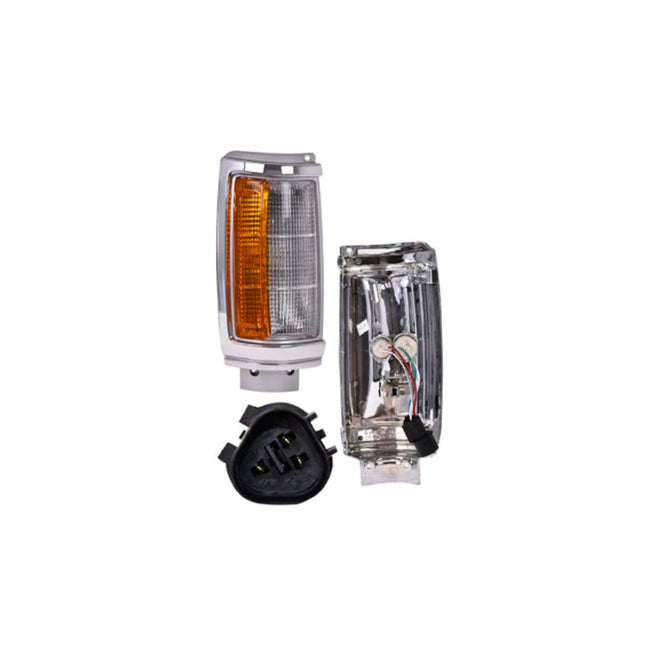 Cuarto Punta Dg Ram Pu 50 87-93/L200 87-96 Cromado Bicolor C/Foco Lucid Depo (U.T.P) Der