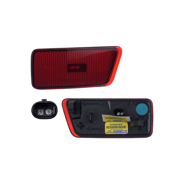 Cuarto Trasero Fd Bronco Sport 21-24 Rojo C/Led Depo Der