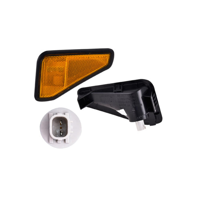 Cuarto Lateral Hd Element 05-06 Filo Negro C/Foco Depo Izq