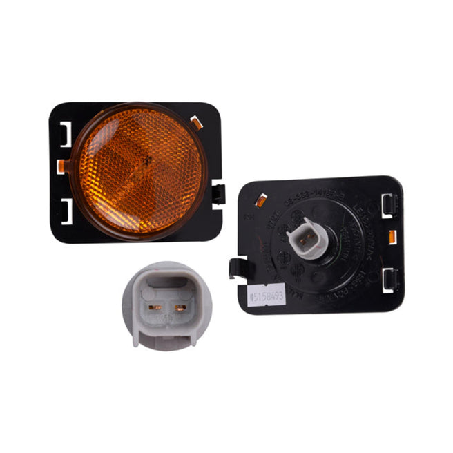 Cuarto Lateral Jp Wrangler 07-18 Ambar C/Foco Depo Der