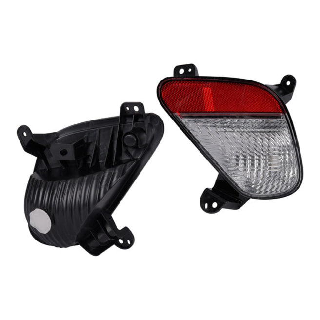 Cuarto Reflejante Trasero Mt Eclipse Cross 18-21 Rojo/Blanco S/Foco Cn Der