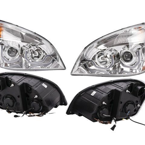 JGO FAROS FR CASCADIA 08-17 C/LUPA FONDO CROMADO C/LEDS EE