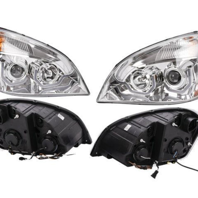 JGO FAROS FR CASCADIA 08-17 C/LUPA FONDO CROMADO C/LEDS EE