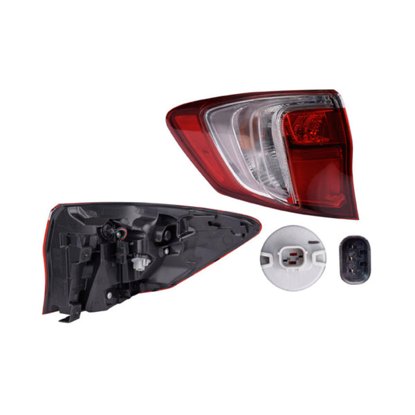 CALAVERA EXTERIOR AC RDX 16-18 C/LEDS DEPO IZQ