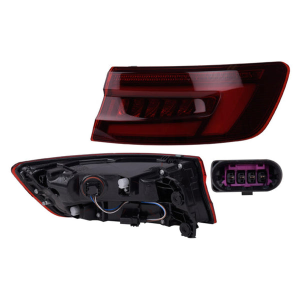 CALAVERA EXTERIOR AD A4 17-19 EUROPEO 4 PUERTAS OBSCURA C/LEDS DEPO DER