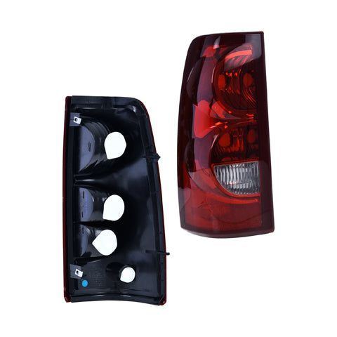 Calavera Cv Silverado/Custom 03-04 Filo Rojo S/Foco Depo Izq: Calav P/ Chevrolet Silverado 2003-2004