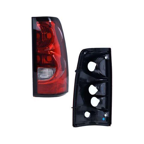 Calavera Cv Silverado 05-06/Custom 05-07 Filo Negro S/Foco Depo Der. P/ Chevrolet Silverado 2005-2006