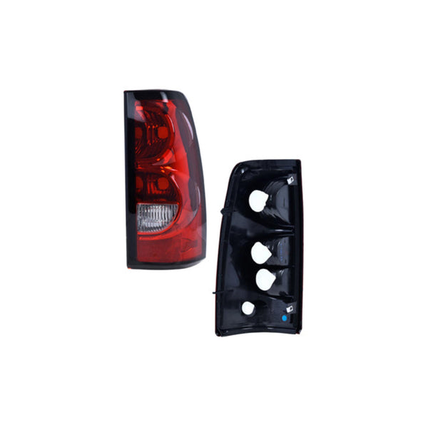 Calavera Cv Silverado 05-06/Custom 05-07 Filo Negro S/Foco Depo Der. P/ Chevrolet Silverado 2005-2006